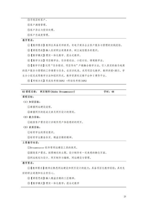 电子商务专业的计划书